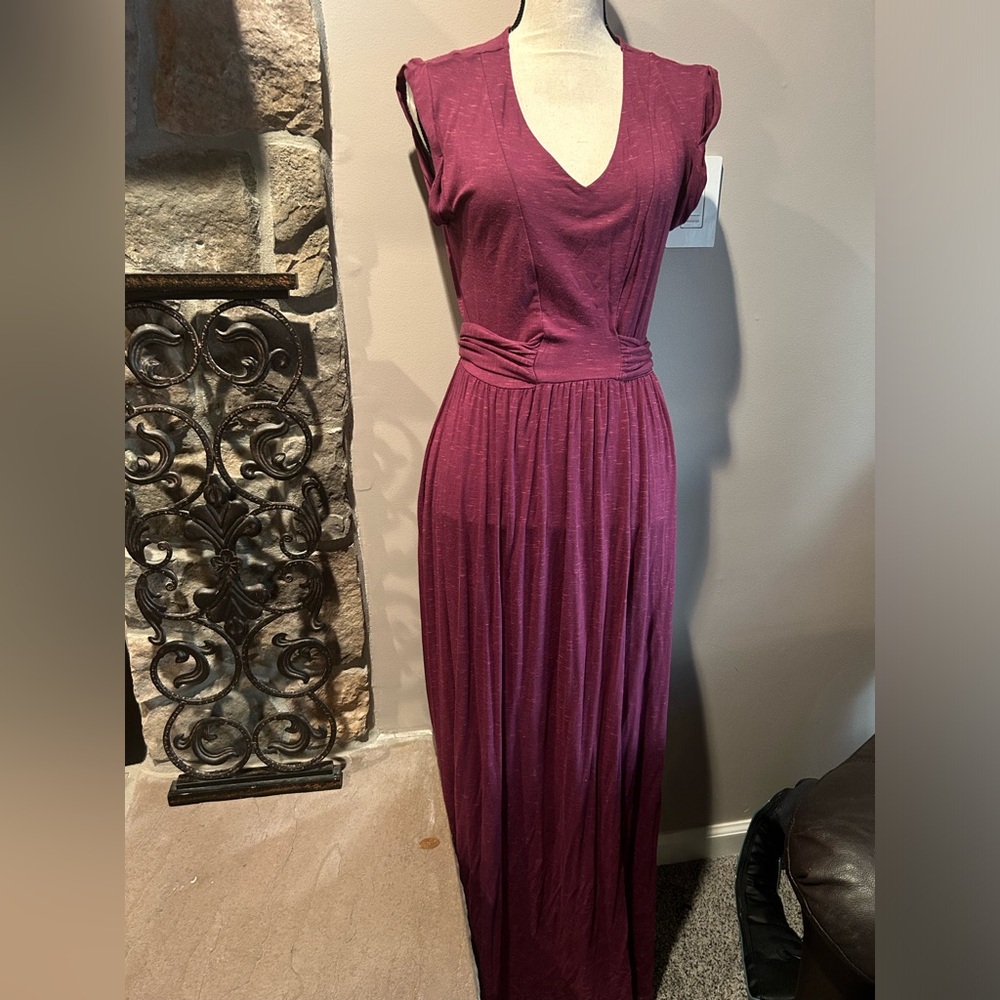 Sleeveless Matilda Jane Maxi Dress with Pockets